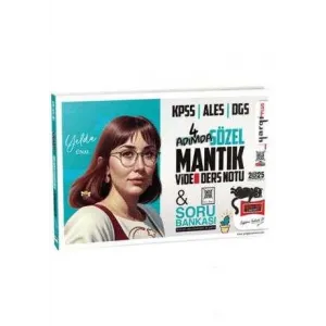 Yargı Yayınevi 2025 KPSS ALES DGS 4 Adımda Sözel Mantık Video Ders Notu & Soru Bankası