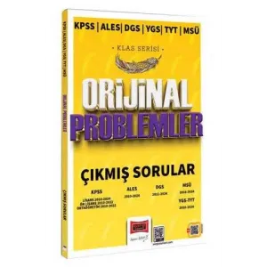 Yargı Yayınevi 2025 KPSS ALES DGS YGS TYT MSÜ Klas Serisi Orijinal Problemler Çıkmış Sorular