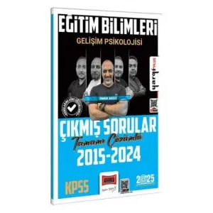 Yargı Yayınevi 2025 KPSS Eğitim Bilimleri Gelişim Psikolojisi Tamamı Çözümlü Çıkmış Sorular