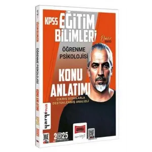 Yargı Yayınevi 2025 KPSS Eğitim Bilimleri Öğrenme Psikolojisi Konu Anlatımı