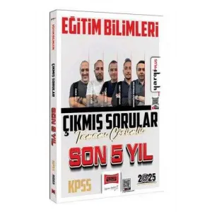 Yargı Yayınevi 2025 KPSS Eğitim Bilimleri Tamamı Çözümlü Son 5 Yıl Çıkmış Sorular