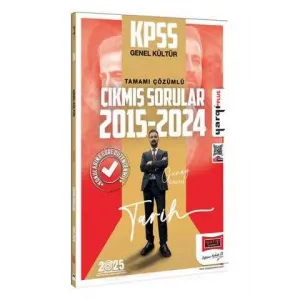 Yargı Yayınevi 2025 KPSS Genel Kültür 2015-2024 Tarih Konularına Göre Düzenlenmiş Tamamı Çözümlü Çıkmış Sorular