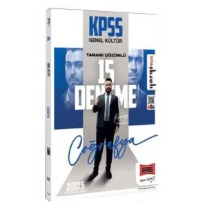 Yargı Yayınevi 2025 KPSS Genel Kültür Tamamı Çözümlü Coğrafya 15 Deneme