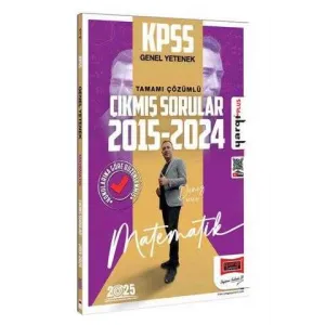 Yargı Yayınevi 2025 KPSS Genel Yetenek Matematik 2015-2024 Konularına Göre Düzenlenmiş Tamamı Çözümlü Çıkmış Sorular