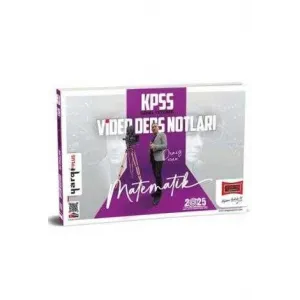 Yargı Yayınevi 2025 KPSS Genel Yetenek Matematik Video Ders Notları