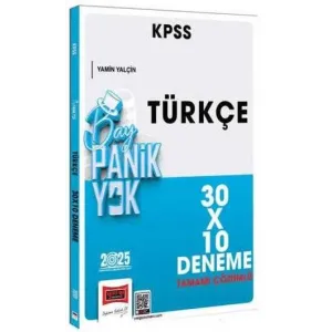 Yargı Yayınevi 2025 KPSS Tamamı Çözümlü Türkçe 30x10 Deneme