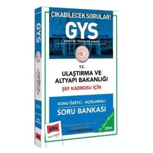 Yargı Yayınevi GYS Ulaştırma ve Altyapı Bakanlığı Şef Kadrosu İçin Konu Özetli Açıklamalı Soru Bankası