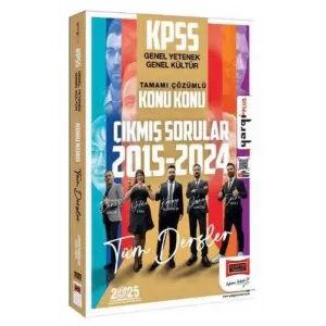 Yargı Yayınevi Yargı Yayınları 2025 KPSS GK-GY 2015-2024 Tamamı Çözümlü Konu Konu Çıkmış Sorular