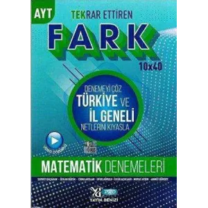 Yayın Denizi Yayınları AYT Matematik Fark Tekrar Ettiren Denemesi