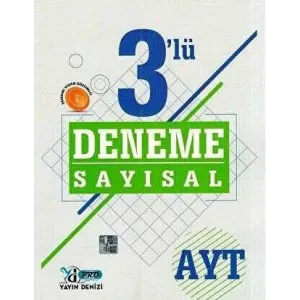 Yayın Denizi Yayınları AYT Sayısal 3 lü Deneme Video Çözümlü