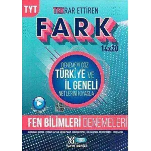 Yayın Denizi Yayınları TYT Fen Bilimleri Fark Tekrar Ettiren Denemeleri