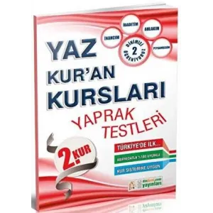 Yaz Kuran Kursları Yaprak Test 2. Kur