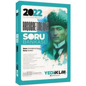 Yediiklim Yayınları 2022 MEB Başöğretmenlik Soru Bankası