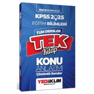 Yediiklim Yayınları 2025 KPSS Pratik Eğitim Serisi Tüm Dersler Eğitim Bilimleri Tek Kitap Konu Anlatımı Soru İlaveli