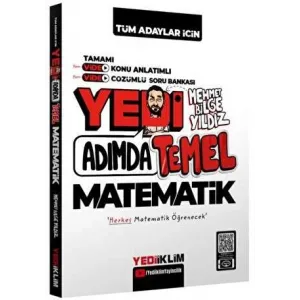 Yediiklim Yayınları Yedi Adımda Temel Matematik Video Konu Anlatımlı Video Çözümlü Soru Bankası