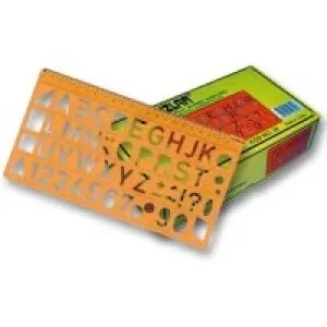 Yıldızlar Şablon 22 Cm Harf 028