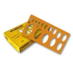 Yıldızlar Şablon Elips Büyük 067