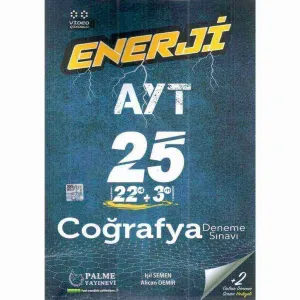 YKS AYT Enerji Coğrafya 22 X 3 Deneme Sınavı Video Çözümlü