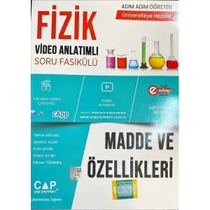 YKS AYT Üniversite Hazırlık Fizik Madde ve Özellikleri Konu Anlatımlı Soru Bankası