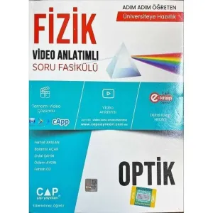 YKS TYT AYT Üniversite Hazırlık Fizik Optik Konu Anlatımlı Soru Bankası