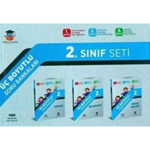 Zeka Küpü Yayınları 2. Sınıf Tüm Dersler Üç Boyutlu Soru Bankası Seti