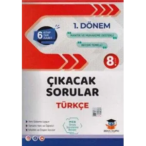 Zeka Küpü Yayınları 8. Sınıf LGS 1. Dönem Türkçe Çıkacak Sorular