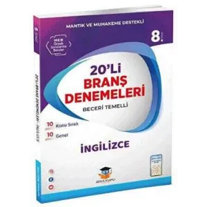 Zeka Küpü Yayınları 8. Sınıf LGS İngilizce 20 Deneme