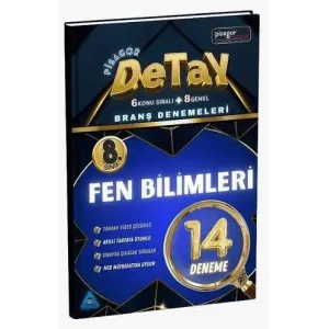 Zeka Küpü Yayınları 8. Sınıf Pisagor Detay 14`lü Fen Bilimleri Branş Denemesi