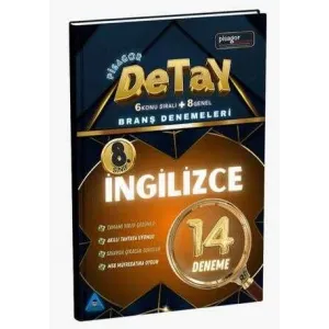 Zeka Küpü Yayınları 8. Sınıf Pisagor Detay 14`lü İngilizce Branş Denemesi