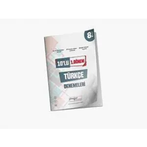 Zeka Küpü Yayınları Pisgor 8. Sınıf 10` lu 1. Dönem Türkçe Denemeleri