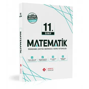 11.sınıf Matematik Modüler Set Maarif Modeline Uygun Sonuç Yayınları