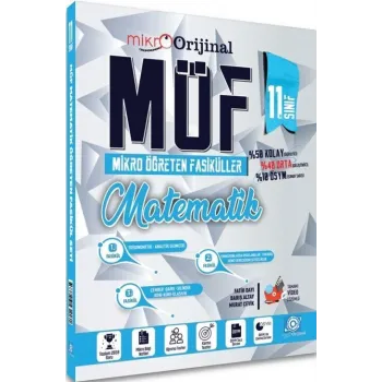 11. Sınıf Matematik MÖF Mikro Öğreten Fasiküller Orijinal Mikro