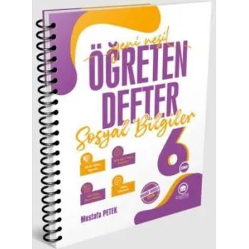 6. Sınıf Sosyal Bilgiler Öğreten Defter