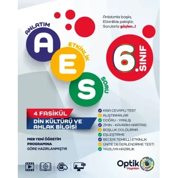 6. Sınıf Din Kültürü ve Ahlak Bilgisi AES Etkinlikli Soru Bankası
