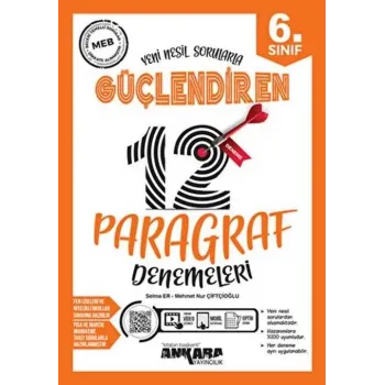 6. Sınıf Paragraf Güçlendiren Denemeleri