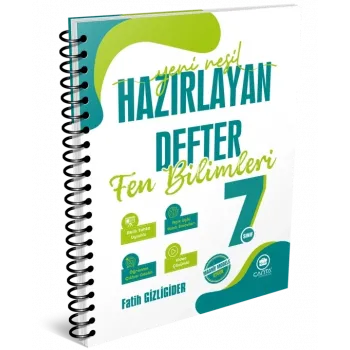 7. Sınıf Fen Bilimleri Hazırlayan Defter