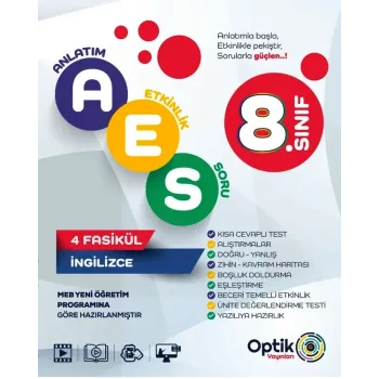 8. Sınıf İngilizce 4 Fasikül Soru Bankası