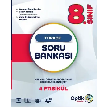 8. Sınıf Türkçe 4 Fasikül Soru Bankası