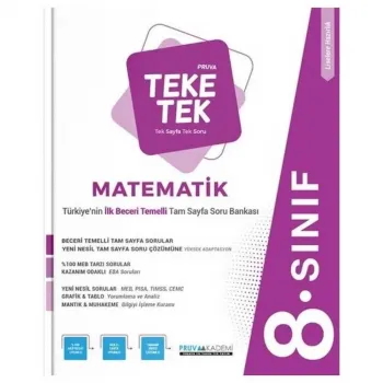 8. Sınıf Matematik Pruva Teke Tek