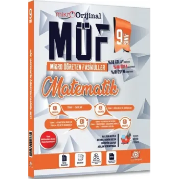 9. Sınıf Matematik MÖF Mikro Öğreten Fasiküller Orijinal Mikro
