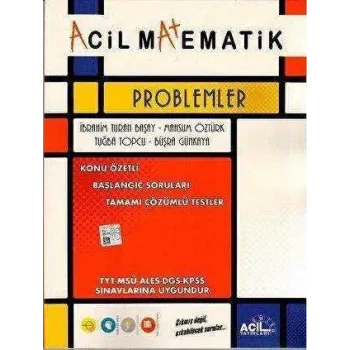 Acil Yayınları TYT Matematik Acil Problemler