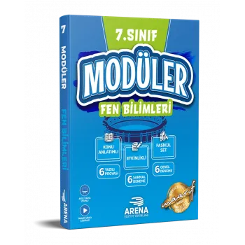 ARENA 7. SINIF FEN BİLİMLERİ MODÜLER KONU ANLATIMLI ETKİNLİKLİ 7 FASİKÜL SET