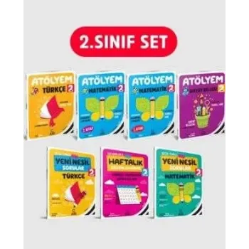 Arı Yayıncılık 2. Sınıf Atölyem Seti 7 Kitap