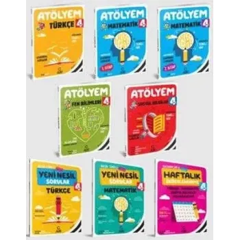 Arı Yayıncılık 4. Sınıf Atölyem Set 8 Kitap