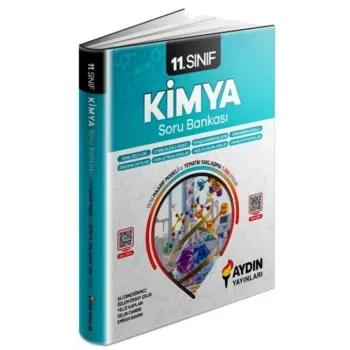 Aydın Yayınları 11. Sınıf Kimya Tamamı Video Çözümlü Soru Bankası