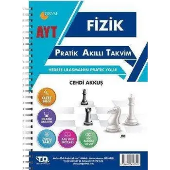 AYT Fizik Pratik Akıllı Takvim