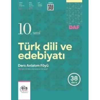 EİS - 10.Sınıf - Daf - Türk Dili ve Edebiyatı