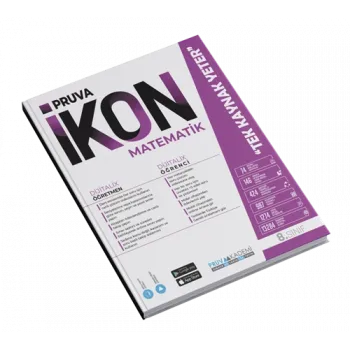 PRUVA AKADEMİ 8. SINIF İKON ETKİNLİKLİ SORU BANKASI MATEMATİK