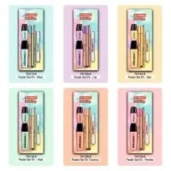 Stabilo Tek Renk Pastel Set 6`Lı - Pembe