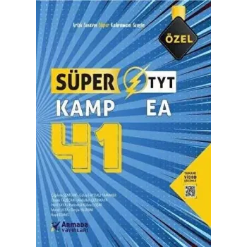 Süper TYT Kamp 41 Eşit Ağırlık Soru Kitabı
